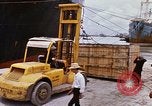 Image of unloading carrier vehicle Saigon Vietnam, 1966, second 35 stock footage video 65675037334