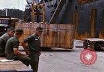 Image of unloading carrier vehicle Saigon Vietnam, 1966, second 54 stock footage video 65675037334