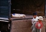 Immagine di Cargo essendo caricati nei carrelli Saigon Vietnam, 1966, secondo 44 filmato di repertorio 65675037337