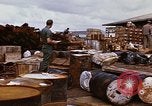 Image of oil barrels Saigon Vietnam, 1966, second 25 stock footage video 65675037340