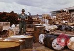 Image of oil barrels Saigon Vietnam, 1966, second 45 stock footage video 65675037340