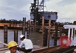 Image of Port construction Saigon Vietnam, 1966, second 6 stock footage video 65675037341