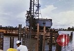 Image of Port construction Saigon Vietnam, 1966, second 13 stock footage video 65675037341