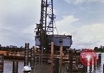 Image of Port construction Saigon Vietnam, 1966, second 18 stock footage video 65675037341