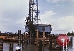 Image of Port construction Saigon Vietnam, 1966, second 20 stock footage video 65675037341