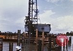 Image of Port construction Saigon Vietnam, 1966, second 21 stock footage video 65675037341