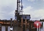 Image of Port construction Saigon Vietnam, 1966, second 25 stock footage video 65675037341