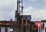 Image of Port construction Saigon Vietnam, 1966, second 26 stock footage video 65675037341