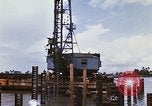 Image of Port construction Saigon Vietnam, 1966, second 31 stock footage video 65675037341
