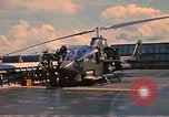 Image of helicopter Cobra Vung Tau Vietnam, 1970, second 13 stock footage video 65675037368