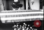Image of Body of President Kennedy lying in repose in White House Washington DC USA, 1963, second 10 stock footage video 65675037390