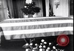 Image of Body of President Kennedy lying in repose in White House Washington DC USA, 1963, second 11 stock footage video 65675037390