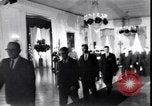Image of Body of President Kennedy lying in repose in White House Washington DC USA, 1963, second 29 stock footage video 65675037390