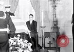 Image of Body of President Kennedy lying in repose in White House Washington DC USA, 1963, second 45 stock footage video 65675037390