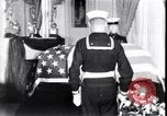 Image of Body of President Kennedy lying in repose in White House Washington DC USA, 1963, second 48 stock footage video 65675037390