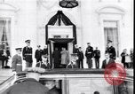 Image of Eisenhower and Johnson meet after Kennedy assassination Washington DC USA, 1963, second 16 stock footage video 65675037391