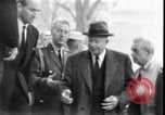Image of Eisenhower and Johnson meet after Kennedy assassination Washington DC USA, 1963, second 27 stock footage video 65675037391