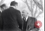 Image of Eisenhower and Johnson meet after Kennedy assassination Washington DC USA, 1963, second 29 stock footage video 65675037391