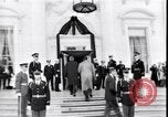 Image of Eisenhower and Johnson meet after Kennedy assassination Washington DC USA, 1963, second 43 stock footage video 65675037391