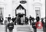 Image of Eisenhower and Johnson meet after Kennedy assassination Washington DC USA, 1963, second 46 stock footage video 65675037391