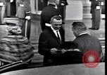 Image of Elected officials visit White House after Kennedy assassination Washington DC USA, 1963, second 20 stock footage video 65675037393
