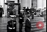 Image of Elected officials visit White House after Kennedy assassination Washington DC USA, 1963, second 40 stock footage video 65675037393