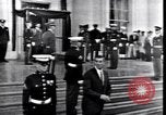 Image of Elected officials visit White House after Kennedy assassination Washington DC USA, 1963, second 47 stock footage video 65675037393