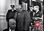 Image of Elected officials visit White House after Kennedy assassination Washington DC USA, 1963, second 57 stock footage video 65675037393