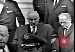 Image of Elected officials visit White House after Kennedy assassination Washington DC USA, 1963, second 62 stock footage video 65675037393