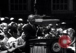 Image of Lyndon Johnson address crowd on Independence Day Philadelphia Pennsylvania USA, 1963, second 1 stock footage video 65675037401