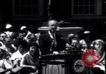 Image of Lyndon Johnson address crowd on Independence Day Philadelphia Pennsylvania USA, 1963, second 5 stock footage video 65675037401