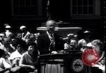 Image of Lyndon Johnson address crowd on Independence Day Philadelphia Pennsylvania USA, 1963, second 8 stock footage video 65675037401