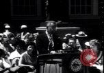 Image of Lyndon Johnson address crowd on Independence Day Philadelphia Pennsylvania USA, 1963, second 9 stock footage video 65675037401