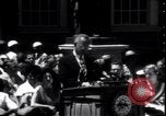 Image of Lyndon Johnson address crowd on Independence Day Philadelphia Pennsylvania USA, 1963, second 17 stock footage video 65675037401