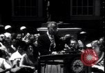 Image of Lyndon Johnson address crowd on Independence Day Philadelphia Pennsylvania USA, 1963, second 18 stock footage video 65675037401