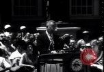 Image of Lyndon Johnson address crowd on Independence Day Philadelphia Pennsylvania USA, 1963, second 19 stock footage video 65675037401