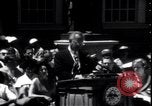 Image of Lyndon Johnson address crowd on Independence Day Philadelphia Pennsylvania USA, 1963, second 22 stock footage video 65675037401