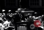 Image of Lyndon Johnson address crowd on Independence Day Philadelphia Pennsylvania USA, 1963, second 24 stock footage video 65675037401
