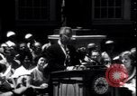 Image of Lyndon Johnson address crowd on Independence Day Philadelphia Pennsylvania USA, 1963, second 29 stock footage video 65675037401