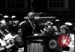 Image of Lyndon Johnson address crowd on Independence Day Philadelphia Pennsylvania USA, 1963, second 35 stock footage video 65675037401