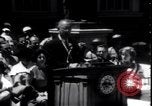 Image of Lyndon Johnson address crowd on Independence Day Philadelphia Pennsylvania USA, 1963, second 38 stock footage video 65675037401