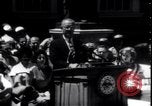 Image of Lyndon Johnson address crowd on Independence Day Philadelphia Pennsylvania USA, 1963, second 41 stock footage video 65675037401
