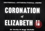 Image couronnement d'Elizabeth II Londres Angleterre London England Royaume-Uni, 1953, de la seconde 5 séquences d'archives historiques vidéo 65675037424