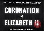 Image couronnement d'Elizabeth II Londres Angleterre London England Royaume-Uni, 1953, de la seconde 6 séquences d'archives historiques vidéo 65675037424