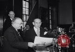 Image of French President Auriol New York City USA, 1951, second 28 stock footage video 65675037428