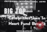 Image of circus benefit for New York Heart Fund New York City USA, 1951, second 3 stock footage video 65675037432