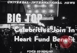 Image of circus benefit for New York Heart Fund New York City USA, 1951, second 4 stock footage video 65675037432