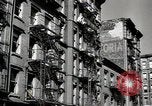 Image of housing renewal New York City USA, 1945, second 46 stock footage video 65675037433