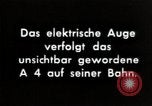 Image of A-4 missile Peenemunde Germany, 1942, second 29 stock footage video 65675037450