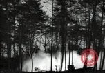 Standbild Deutsche V-2 Rakete gestartet in einem Wald Blizna Polen, 1944, aus Sekunde 3 historischem Filmmaterial Videoclip 65675037460